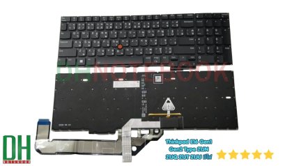 อะไหล่ keyboard สำหรับเปลี่ยน รุ่น  Thinkpad E16 Gen1 Gen2 Type 21JN 21JQ 21JT 21JU มีไฟ