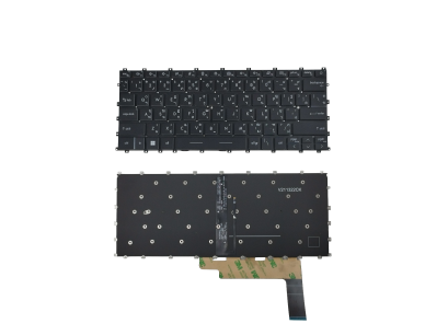 อะไหล่คีย์บอร์ดสำหรับงานซ่อมรุ่น Modern 14 C11M, C12M, C12MO, C13M, C13MG และ Summit E14 Flip Evo A12M, A12MT ตัวนี้เป็นแบบไม่มีเฟรม มีไฟ Backlight ในตัว ปุ่ม Power รวมอยู่ที่แผงมุมขวาบน ใช้ได้กับรหัสเครื่อง MS-14J1 และ MS-14J3 สังเกตลักษณะสายแพรหลักและสา