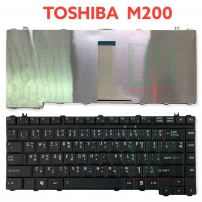 แป้นพิมพ์ คีย์บอร์ดโน๊ตบุ๊ค Toshiba Satellite A200 A205 A215 M200 M205 L305 A350 A355 A355D Laptop Keyboard ไทย/en