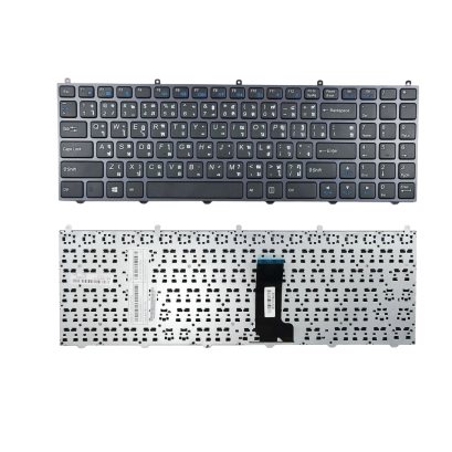 คีย์บอร์ดโน๊ตบุ๊ค Gigabyte P15F, P15F R5, P15F V2, V3, V5, V7, Q2546N, Q2556N, Clevo W650EH อะไหล่ OEM คุณภาพสูง Layout TH/US พร้อมไฟ Backlit สำหรับเปลี่ยน/ซ่อม