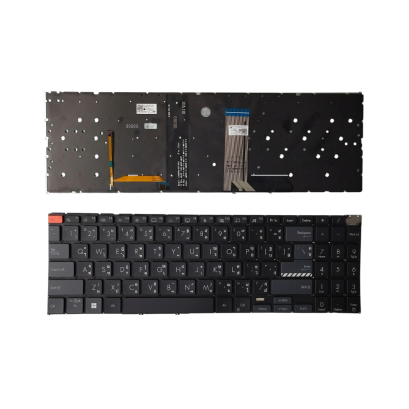 คีย์บอร์ดโน๊ตบุ๊ค ASUS Vivobook PRO 16X M7600 อะไหล่ แป้นพิมพ์ TH/US