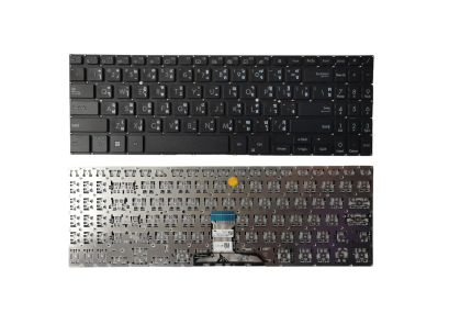 คีย์บอร์ดโน๊ตบุ๊ค ASUS ExpertBook B1 B1500, B1500C, B1500CEA, B1500CEAE, B1500CEPE, BW450, P1450, P1450CBA, P1550, Pro15, PX555, PX555C อะไหล่ OEM คุณภาพสูง TH/US Layout