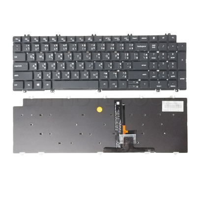คีย์บอร์ด Dell Latitude 5520, 5521, 5530, 5531, 5540, Precision 3560, 3561, 3570, 3571, 3580, 3581, 7670, 7680, 7770, 7780 อะไหล่ OEM คุณภาพสูง | DH NOTEBOOK