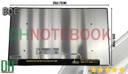อะไหล่หน้าจอ LED 15.6 SLIM 40 PIN Narrow, Width: 0.79" (20mm) พินตรง NE156QUM-N69 UHD 3840×2160 60Hz 100% sRGB