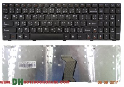 แป้นพิมพ์ คีย์บอร์ดโน๊ตบุ๊ค Lenovo IdeaPad G580 Laptop Keyboard