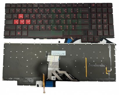 แป้นพิมพ์ คีย์บอร์ดโน๊ตบุ๊ค HP OMEN 15-CE Laptop Keyboard Serie มีไฟ