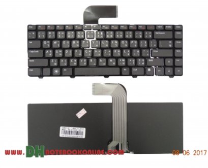 แป้นพิมพ์ คีย์บอร์ดโน๊ตบุ๊ค Dell Inspiron N4050 Laptop Keyboard