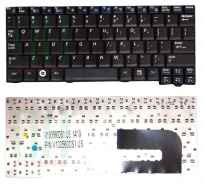 แป้นพิมพ์ คีย์บอร์ดโน๊ตบุ๊ค SAMSUNG NC10, ND10, N108, N140, NP10, NC310, N110 Laptop Keyboard