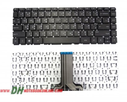 แป้นพิมพ์ คีย์บอร์ดโน๊ตบุ๊ค HP Pavilion 14-ab Laptop Keyboard
