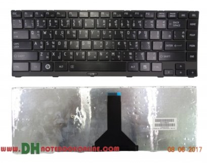 แป้นพิมพ์ คีย์บอร์ดโน๊ตบุ๊ค Toshiba Satellite R845 R945 Tecra R840 R940 Laptop Keyboard