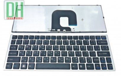แป้นพิมพ์ คีย์บอร์ดโน๊ตบุ๊ค Sony Vaio VPC-YB, A1842702A, NSK-SC2SW Laptop Keyboard