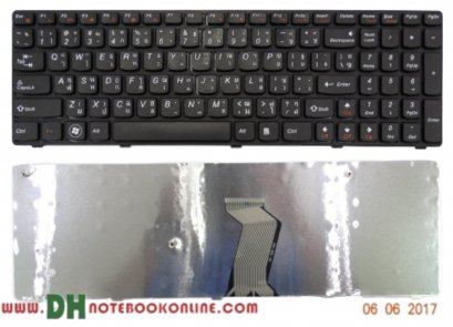 แป้นพิมพ์ คีย์บอร์ดโน๊ตบุ๊ค LENOVO Ideapad B570 Laptop Keyboard