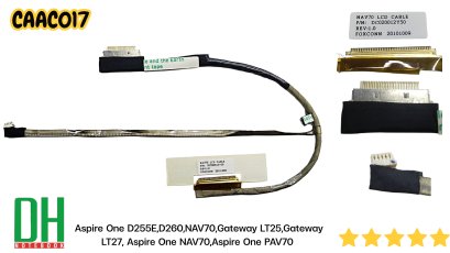อะไหล่สายแพรหน้าจอ สำหรับทดแทนรุ่น Aspire One D255E,D260,NAV70,Gateway LT25,Gateway LT27, Aspire One NAV70,Aspire One PAV70
