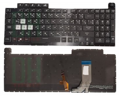 แป้นพิมพ์ คีย์บอร์ดโน๊ตบุ๊ค ASUS ROG Strix G731 Laptop Keyboard