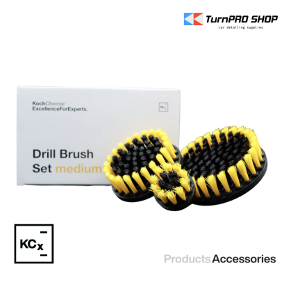 Koch Chemie Drill Brush Set - Medium (yellow)