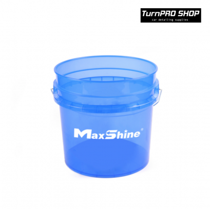 Maxshine Detailing Bucket 13L  - BLUE (ultra clear)