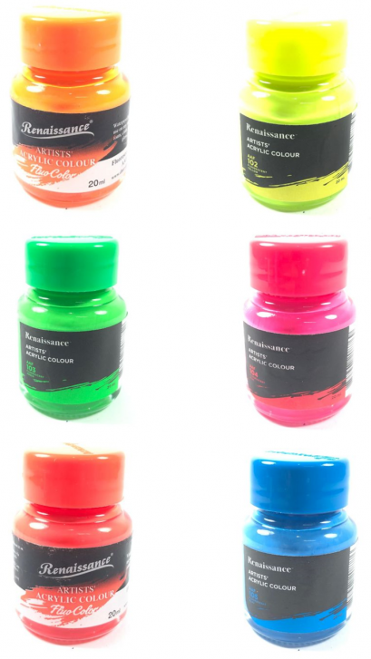 สีอะคริลิคสะท้อนแสง 20ML [Renaissance]