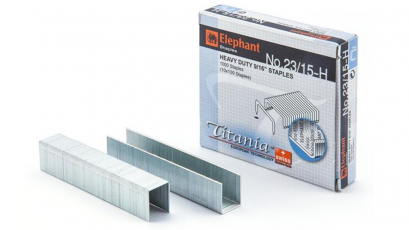 ลวดเย็บ ตราช้าง Titania NO.23/15H