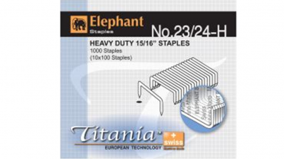 ลวดเย็บ ตราช้าง Titania NO.23/24H