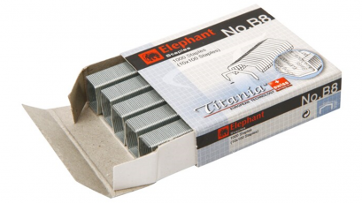 ลวดเย็บ ตราช้าง Titania NO.B8(  บรรจุ24กล่อง)