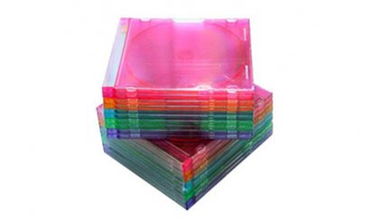 กล่องใส่ CD SLIM คละสี (บรรจุ 10/แพ็ค)