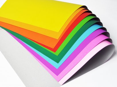 กระดาษโปสเตอร์สีแข็งหน้าเดียว ( 50 แผ่น )