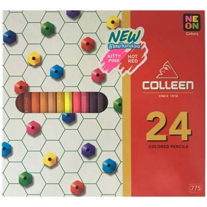 สีไม้คลอรีน 24 สี