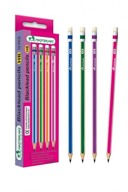 ดินสอดำ HB คละสี มาสเตอร์อาร์ต 