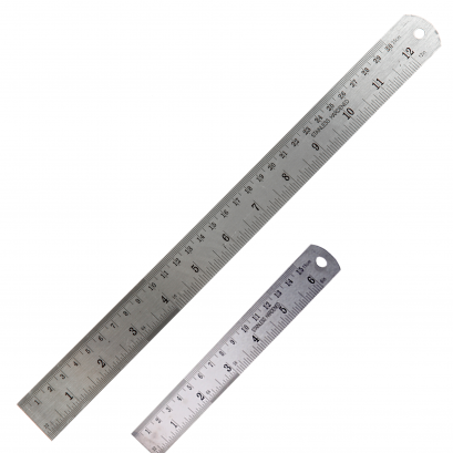 ไม้บรรทัดฟุตเหล็ก 12 นิ้ว