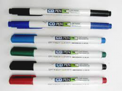 ปากกาเขียนซีดี/แผ่นใส White man