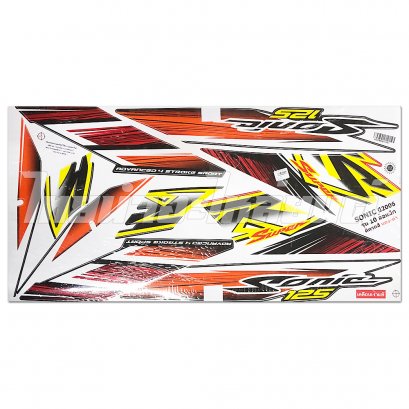 สติ๊กเกอร์ Sonic Max 2006 รุ่น10 (สีแดง)