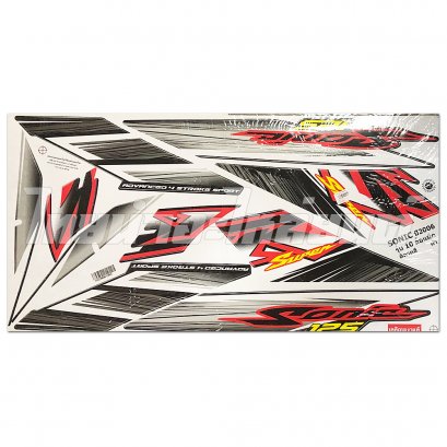 สติ๊กเกอร์ Sonic Max 2006 รุ่น10 ยี่ห้อ VIP (สีดำ)