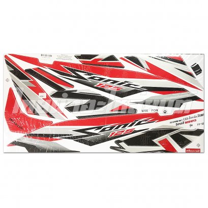 สติ๊กเกอร์ Sonic Max 2007 รุ่น12 สีแดง-ขาว ยี่ห้อ VIP