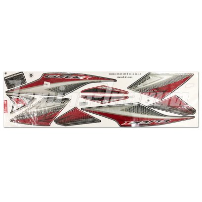 สติ๊กเกอร์ Click-I Tune-Up 2011 รุ่น 18 [ติดรถ สีดำแดง]