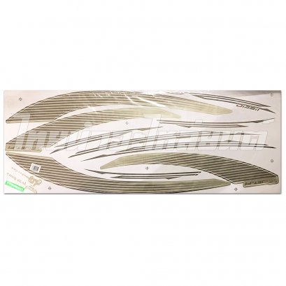 สติ๊กเกอร์ Fino premium รุ่น 26 2013 [ติดรถ สีขาว น้ำตาล]