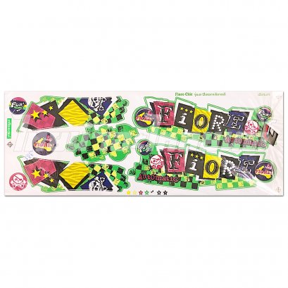 สติ๊กเกอร์ Fiore Chic รุ่น 2 2011 [ติดรถ สีเขียว-ดำ]