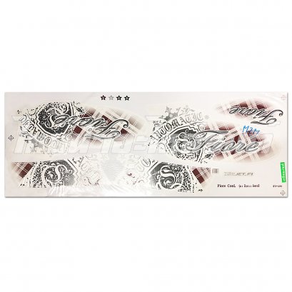 สติ๊กเกอร์ Fiore cool รุ่น 1 2011 [ติดรถ สีขาว แดง]