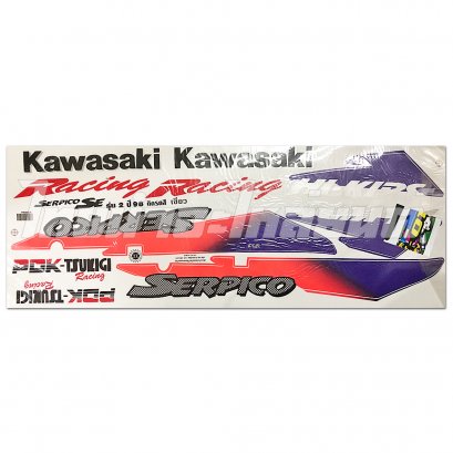 สติ๊กเกอร์ Serpico SE 98  [ติดรถ สีเขียว]