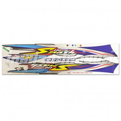 สติ๊กเกอร์ Smash รุ่น 11 2004 [ติดรถ สีนำเงิน]