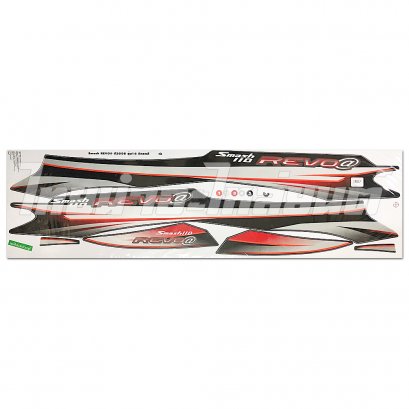 สติ๊กเกอร์ Smash Revo รุ่น 16 2008 [ติดรถ สีดำ]