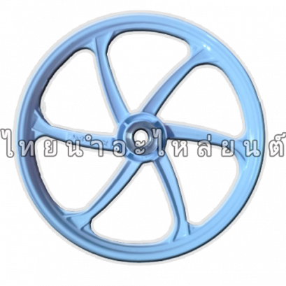ล้อแมกหน้า 17&quot; Spark110 / X1 / Bell-R / Spark135 ยี่ห้อ Racing boy (ดิส) (ขาวเต็ม)