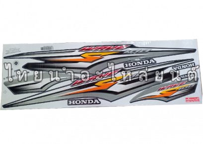 สติ๊กเกอร์ติดรถ Wave100s 2008 (รุ่น11) ดำ ยี่ห้อ VIP