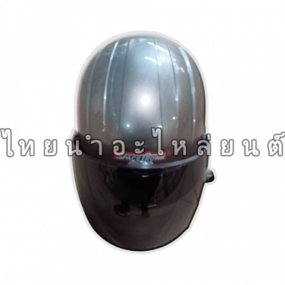 หมวกกันน็อคครึ่งใบ+แว่น ยี่ห้อ Space Crown (สีเทา) (มอก.แท้)