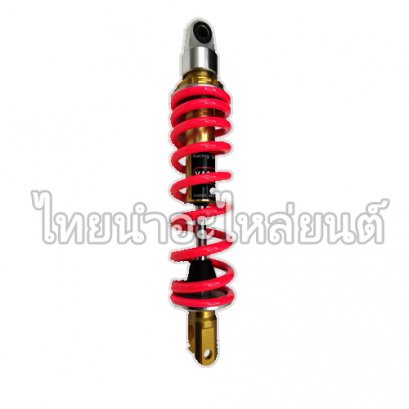 โช๊คหลังเดี่ยว มีโอ ยีห้อ YASUSU (สีชมพู/สะท้อน/ทอง)