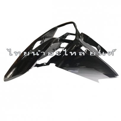 บังลมหน้า Click ยี่ห้อ Manoo [NHA35M ดำ]