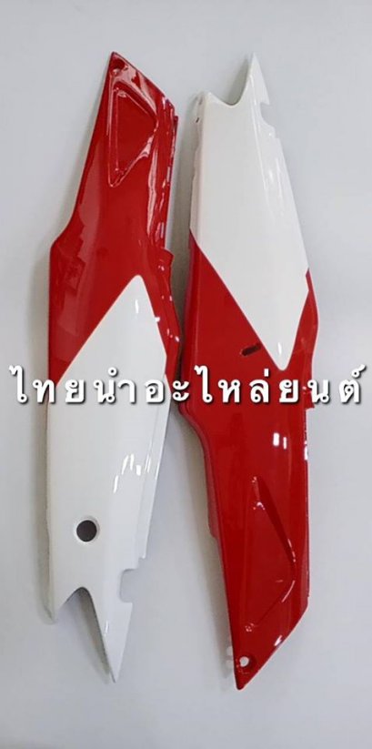ฝาข้างคู่ Dash New RS ยี่ห้อ Manoo [R127 แดงส้ม/ขาว]
