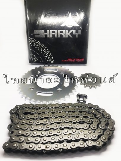 ชุดโซ่สเตอร์ Wave125 ยี่ห้อ SHARKY