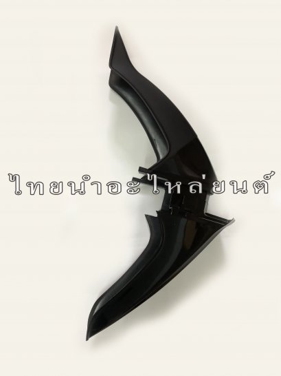 บังโคลนหน้า Crystal ยี่ห้อ MANOO [S45 ดำประกาย/ดำ]