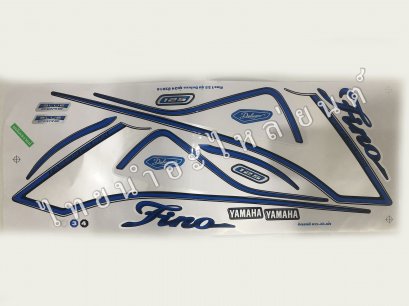 สติ๊กเกอร์ Fino premium รุ่น 34 2016 [ติดรถ สีขาว ดำ ฟ้า]