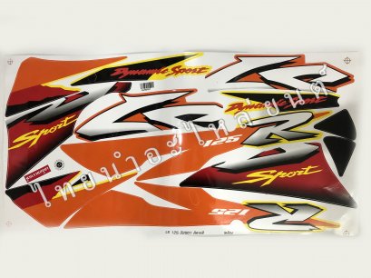 สติ๊กเกอร์ LS125 2001 [ติดรถ สีเหลือง]